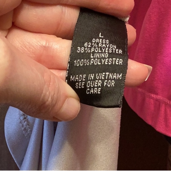 Gown Maxi Dress Sweeping Rayon-blend - Picture 6 of 10